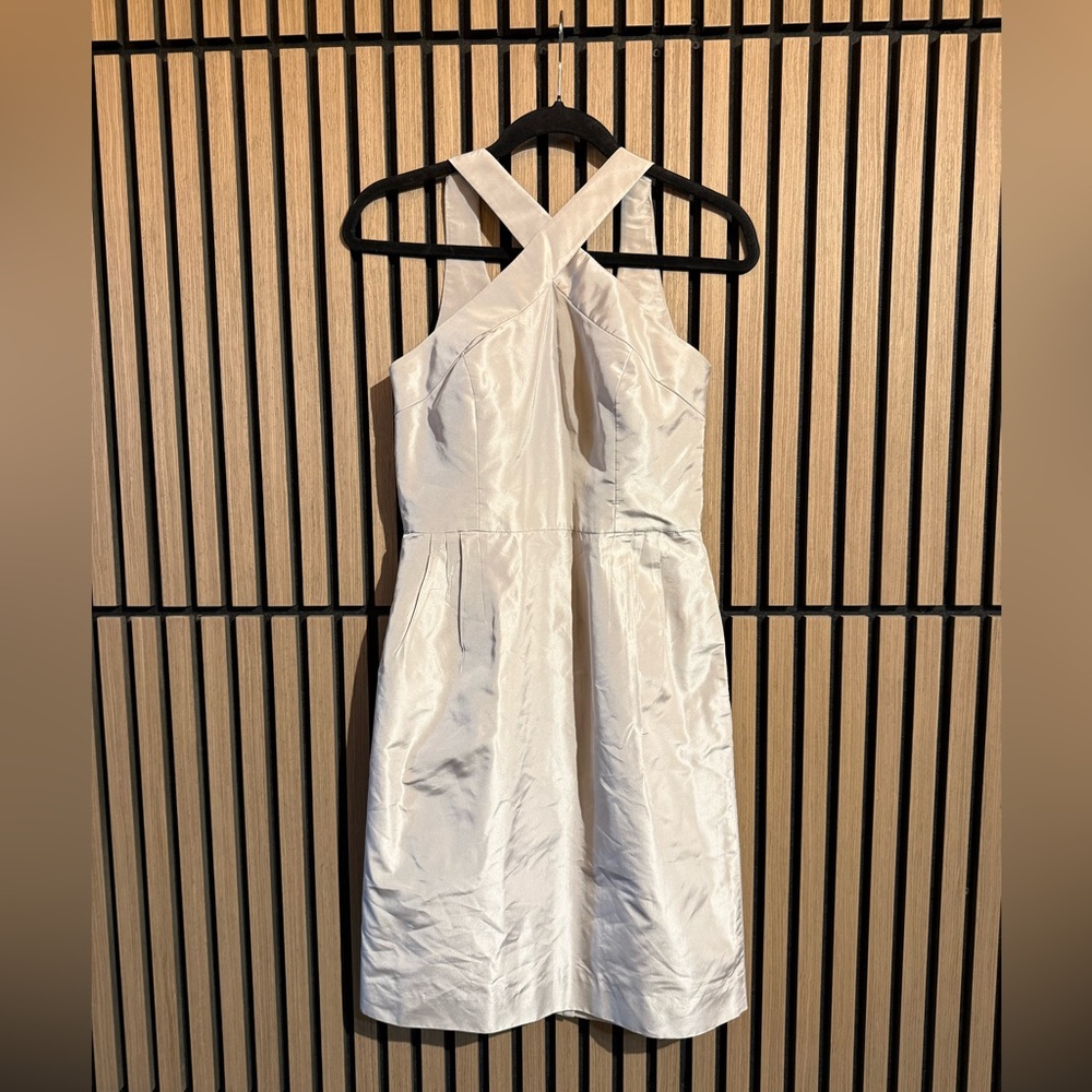 J.Crew Raw Silk Mini Dress